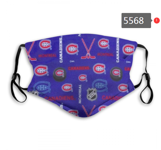 2020 NHL Montreal Canadiens #1 Dust mask with filter